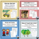 French Listening Comprehension Activity Bundle
