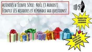 Preview of French Listening: Noël (Christmas) (3 audio files + Activities!)