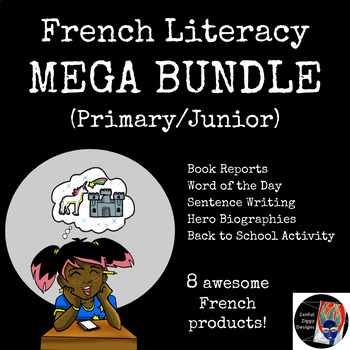 Preview of French Literacy Mega Bundle (Primary/ Junior)