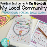French Local Community & Community Helpers: Grade 1 Ontari