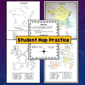 Print Map Quiz: Les fournitures scolaires (3º primaria - francés - primaria  - tercero - material)