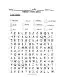 French Mardi Gras PUZZLES & WORKSHEETS | Crossword, Matchi