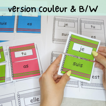 French Matching Game : les verbes ÊTRE - AVOIR by The French Club