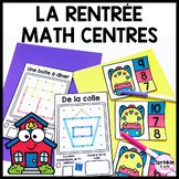 French Math Centres Back to School | centres de maths de l