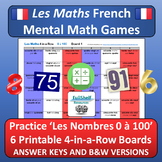 French Math Printable Games Les Nombres Fun Activities Num