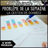 French Math Problem of the Week - DATA MANAGEMENT - GRADE 