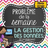 French Math Problem of the Week - Data Management GRADE 2 