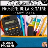 French Math Problem of the Week - Number Sense - GRADE 4 (