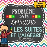 French Math Problem of the Week - Patterning GRADE 2 (Les 