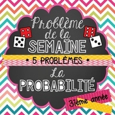 French Math Problem of the Week - Probability (La probabil