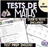 French Math Tests Grade 3 - Évaluation de maths- Ontario 2
