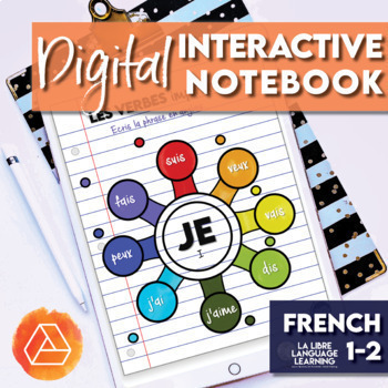 Preview of French Me Voici Digital Interactive Notebook | Back to School