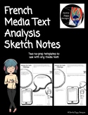French Media Text Analysis Sketch Notes #1 - Distance Lear