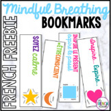 French Mindful Breathing Bookmarks