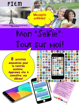 Preview of French:  Mon Selfie: "Tout sur moi # Selfie!