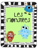 French Monsters and Halloween Reading and Writing Activities