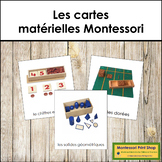 French - Montessori Materials - Les cartes matérielles Montessori