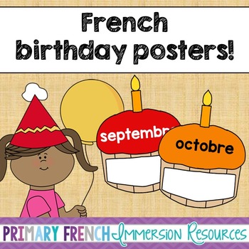 Preview of French birthday posters