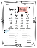 French Months Of The Year Worksheet Packet