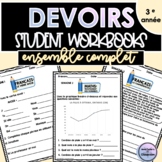 French Morning Work | Homework Grade 3 French Immersion WH