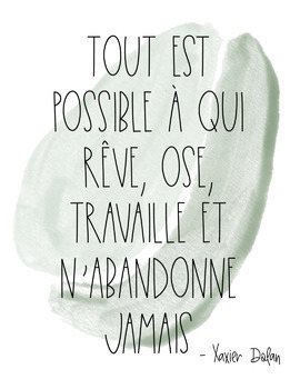 Affiches Citations Inspirantes French Motivational Quotes By Fle Avec Mmed