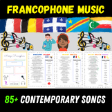 French Music / Musique Francophone - Fill in the Blank Lyr
