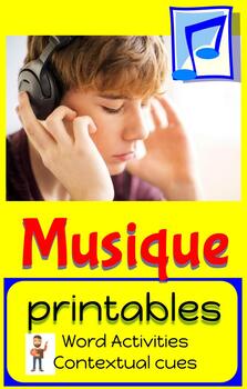 Preview of French Music (Musique) - Song Book w/ Suggestions aligned to curriculum