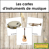 French - Musical Instruments - Les cartes d'instruments de