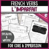 French NO PREP Imparfait/ Imperfect notes and worksheets