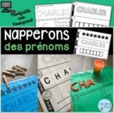 French Names Mats EDITABLE/ Napperons des prénoms (modifiable)