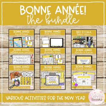 Preview of French New Year BUNDLE | Le jour de l'An/le Nouvel An