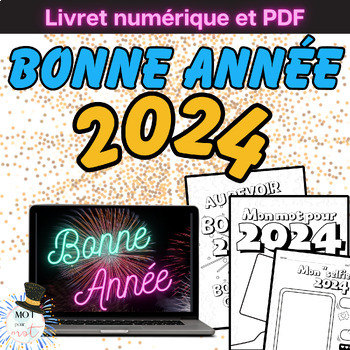 Preview of French New Year activity | La nouvelle année 2024 | Nouvel an - Écriture