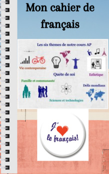 Preview of Interactive French Notebook Cover
