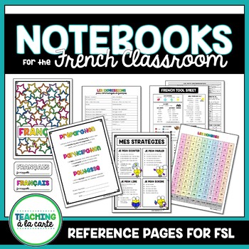 Preview of French Notebook | French Reference Pages