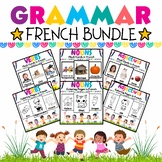 French Noun, Verb & Adjective Coloring Pages & Flashcards 