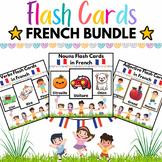 French Noun, Verb & Adjective Flash Cards BUNDLE - 59 Prin