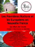 French: "Nouvelle France: Les Européens & Les Premières Na