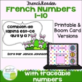 French Numbers Counting 1 - 10 Easter Bunny Readers | Prin