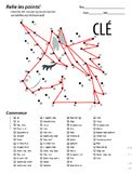 French Numbers 0-100 Connect the Dots Unicorn Worksheet