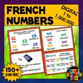 FRENCH NUMBERS 1-1,000,000 BOOM CARDS BUNDLE ⭐ French Boom