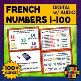 French Numbers 1-100 Boom Cards, Les nombres 1-100, Remote