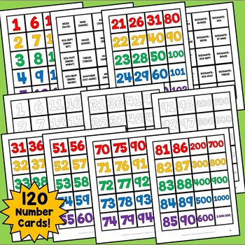 french numbers 1 100 flashcards interactive notebook flashcards 1