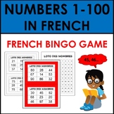 French Numbers 1-100: Les Nombres 1-100 BINGO GAME