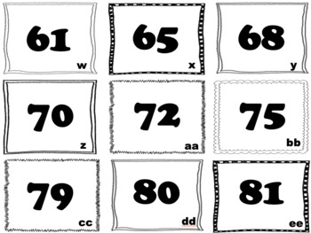 french numbers 1 100 speaking and writing activities zut cards