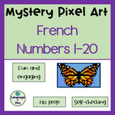 French Numbers 1 - 20 Mystery Picture Activity Digital Art on Google