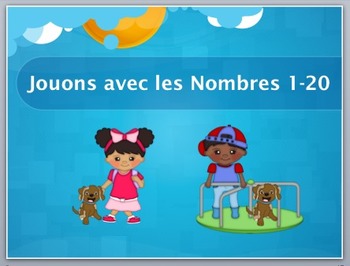 Preview of French Numbers 1-20 Powerpoint Activities (Elementary, FLES, Bilingual)