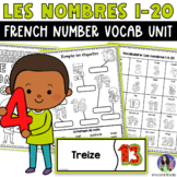 French Numbers 1-20 Vocabulary | Les Nombres 1 à 20