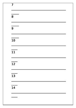french numbers 1 20 worksheet by kathryn carroll tpt