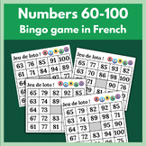 French Numbers 60-100 Loto Game - Bingo Boards