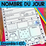 French Number of the Day Bundle - Nombre du jour - les nom